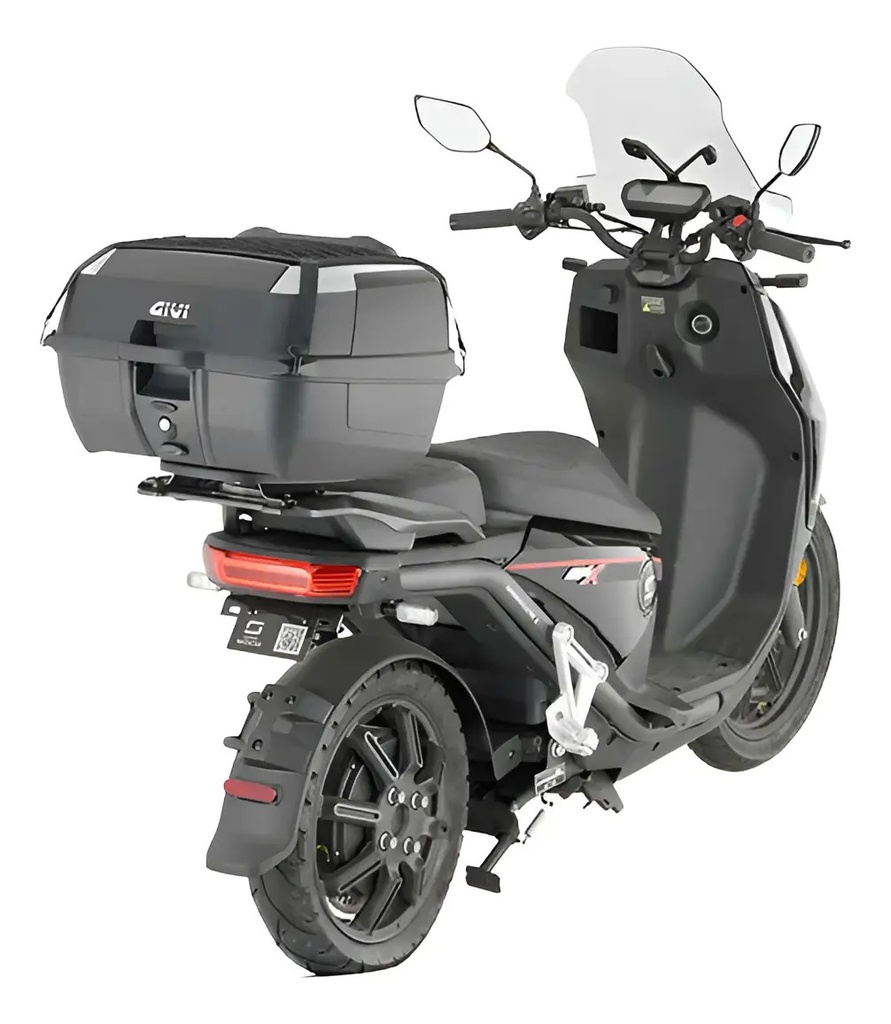 Baul Trasero 2 Cascos Moto B45+ Givi Con Red Rpm Negro