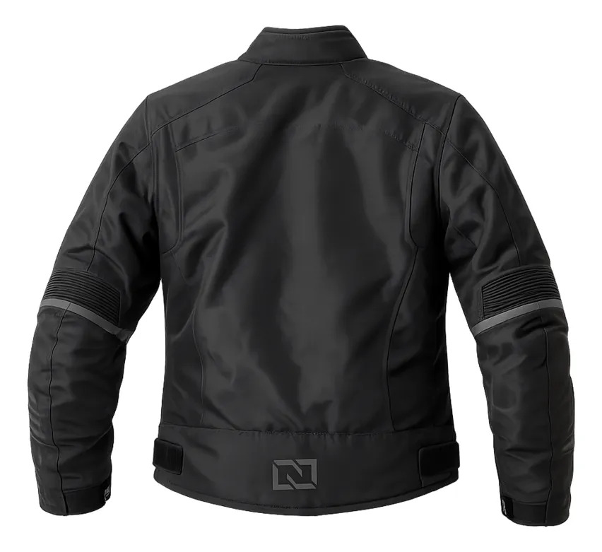Campera Moto Mujer Nto City Evo Cordura Con Protecciones Rpm Negro City Evo S