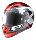Casco Moto Integral Competición Ls2 323 Arrow Evo Rpm Rojo/blanco/negro Compete Brillante L