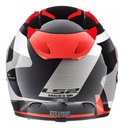 Casco Moto Integral Competición Ls2 323 Arrow Evo Rpm Rojo/blanco/negro Compete Brillante L