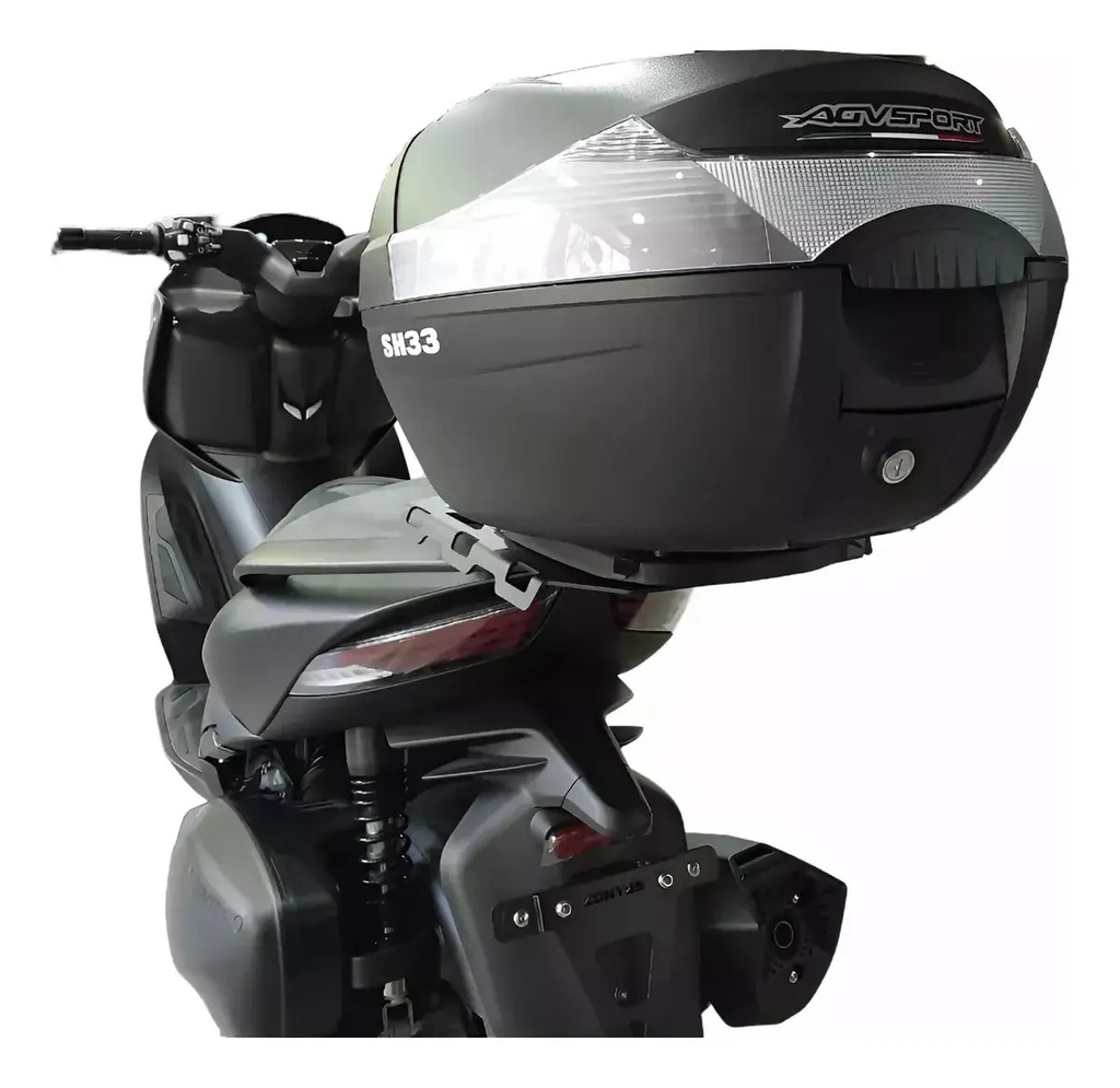 Baul Trasero Moto 33l Shad Agvsport By Shad Sh33 - Rpm Negro