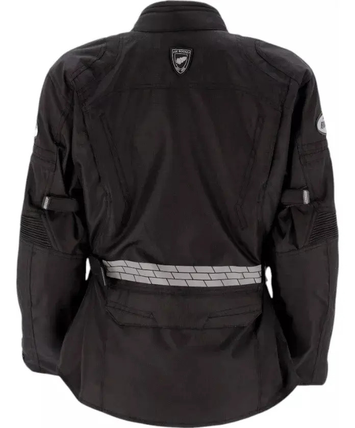 Campera Larga Moto Mujer Joe Rocket Ballistic 3.0 Rpm Negro Lisa Xl
