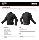 Campera Moto Mujer Mac Cardinal Cordura Protecciones Rpm Negro Cardinal S Nuevo Modelo