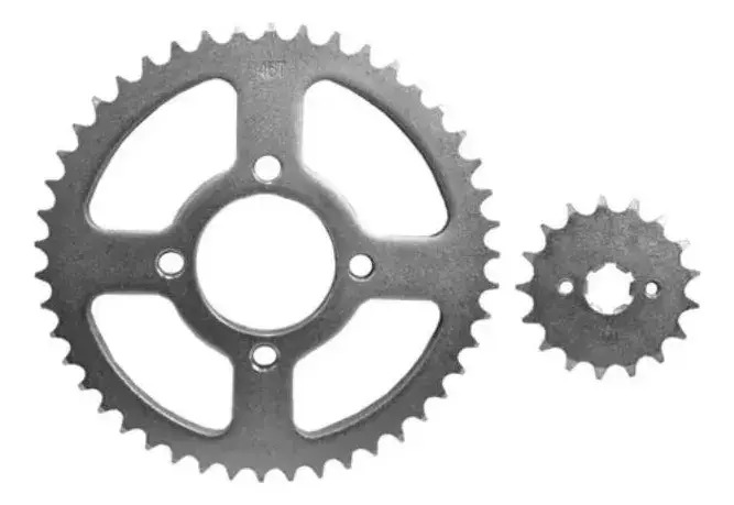 Kit Piñon Y Corona Skua 150 200 46/17 Rpm Negro