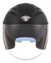 Casco Moto Abierto Doble Visor Xr200 Negro Mate Rpm