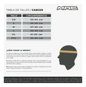 Casco Moto Integral Mac Ff801 Starter Rpm Negro Solid Mate S