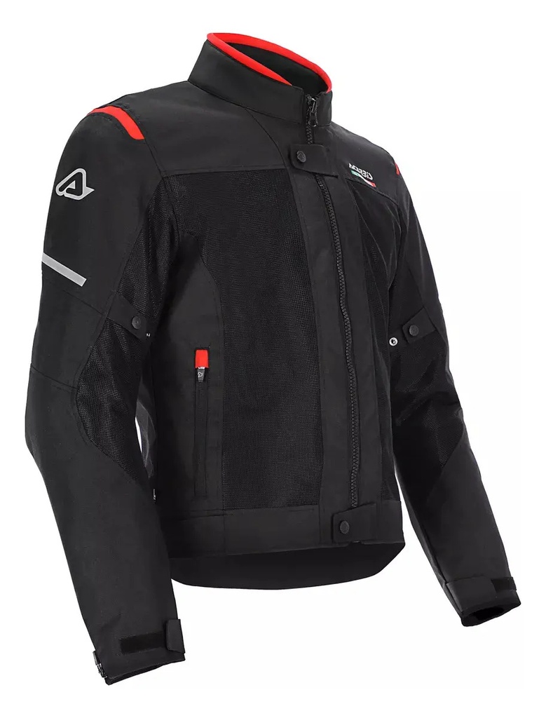 Campera Moto Mujer Acerbis Verano Rpm Negro Ruby Lady Xl