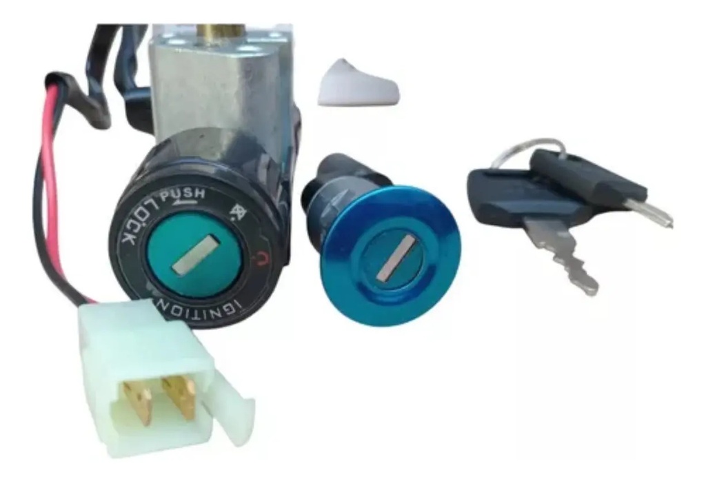 Kit Cerradura Llave Tambor Honda Wave S 110 2 Cables Rpm