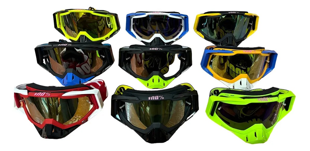 Antiparras 100% Espejadas Motocross Rpm