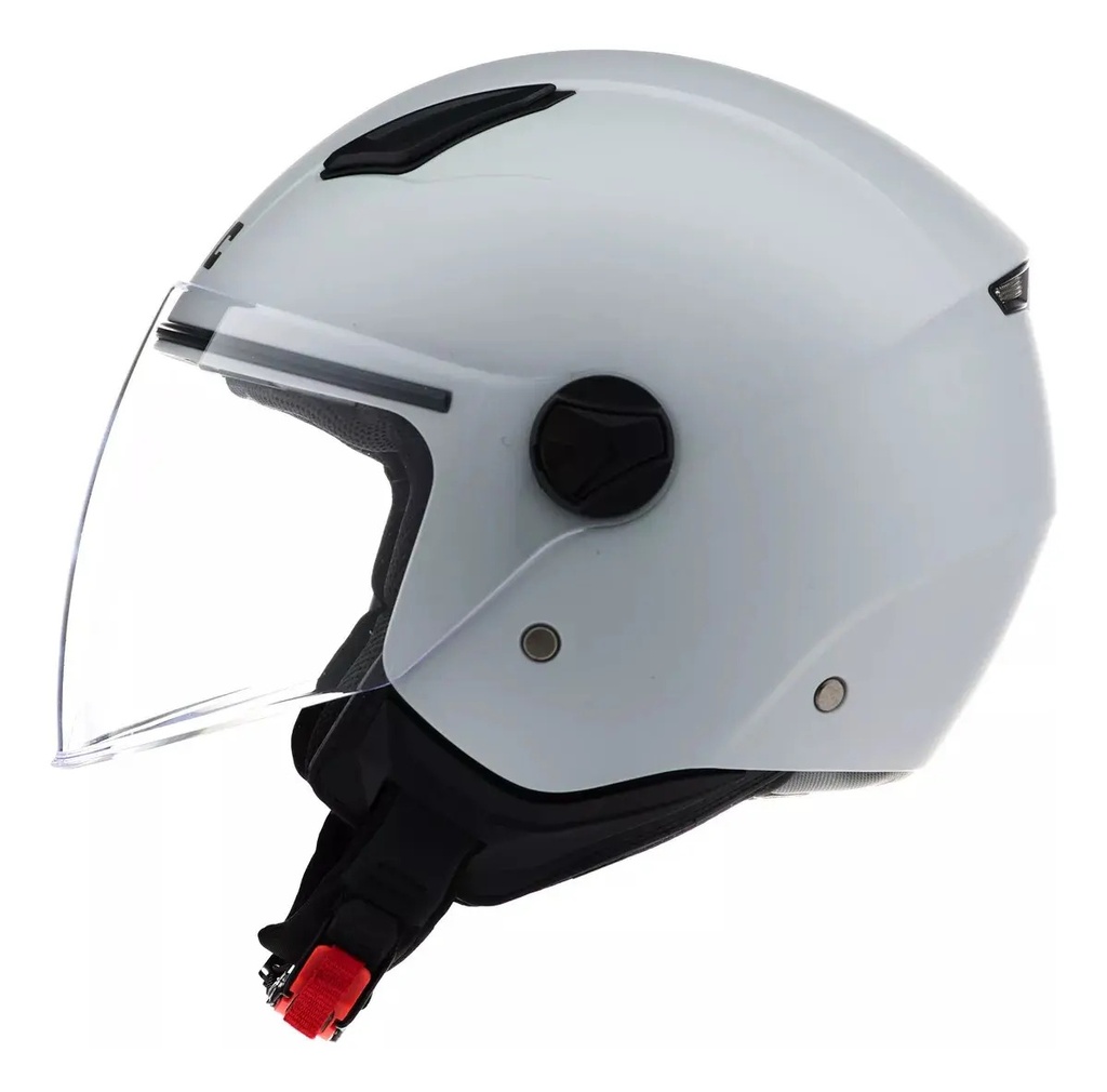 Casco Moto Abierto Mac Beat Solid Gris Mate Rpm