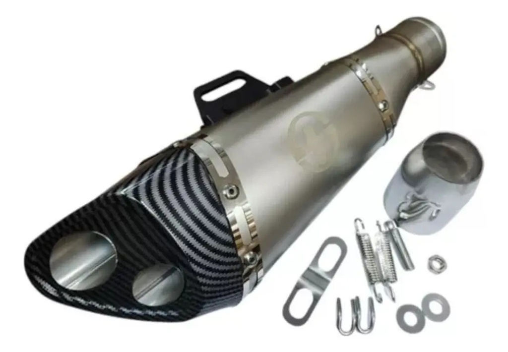 Silenciador Cromado Universal Rpm 4t