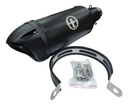 Silenciador De Moto Todo Negro Universal Rpm