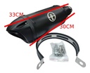 Silenciador De Moto Todo Negro Universal Rpm