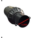 Silenciador De Moto Todo Negro Universal Rpm