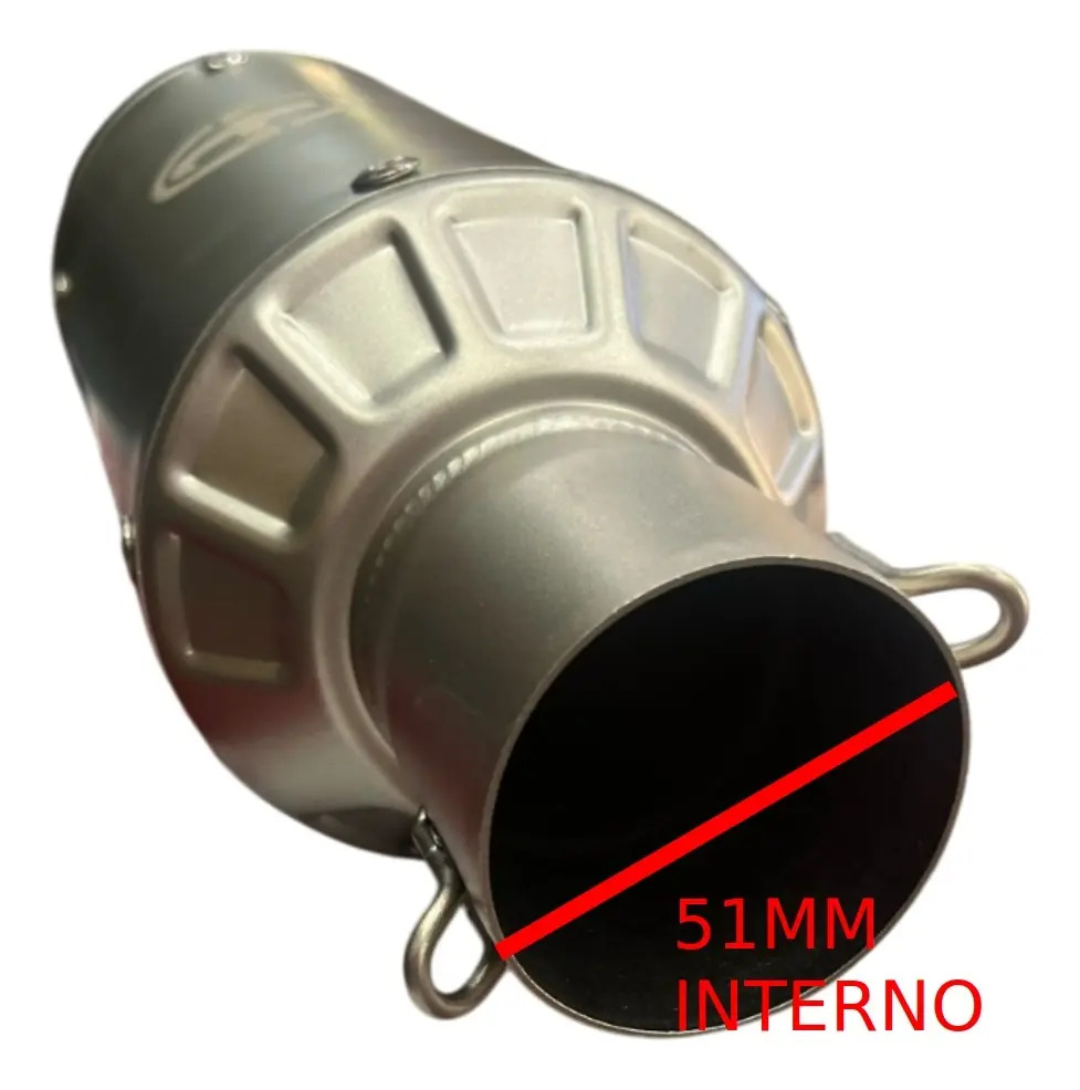 Silenciador Para Moto Cromado Universal - 4t Rpm