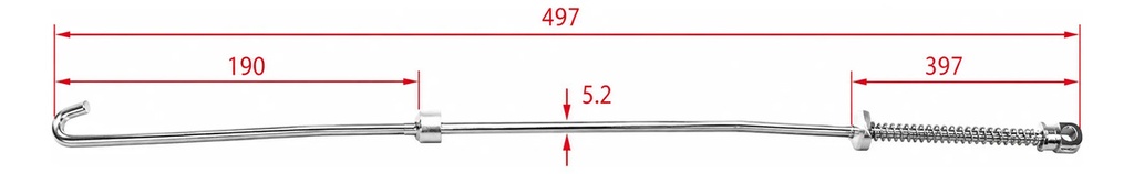 Varilla De Freno Honda Glh 150 Gaucha 50 Cm Std Rpm