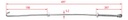 Varilla De Freno Honda Glh 150 Gaucha 50 Cm Std Rpm