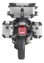 Baul Moto Givi Obke58a Trk Evo Outback 58l 2 Cascos Rpm Aluminio Gris