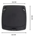Base Plastica Para Baul Moto Givi Top Case Monokey E250 Rpm Negro