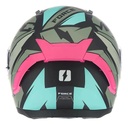 Casco Moto Integral Mac 069 Force Doble Visor Rpm Rosa Arkang Mate Xxl