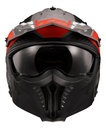 Casco Moto Abierto Mentonera Desmontable Ls2 606 Drifter Rpm Gris/rojo Devor Mate S