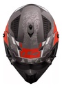 Casco Moto Abierto Mentonera Desmontable Ls2 606 Drifter Rpm Gris/rojo Devor Mate S