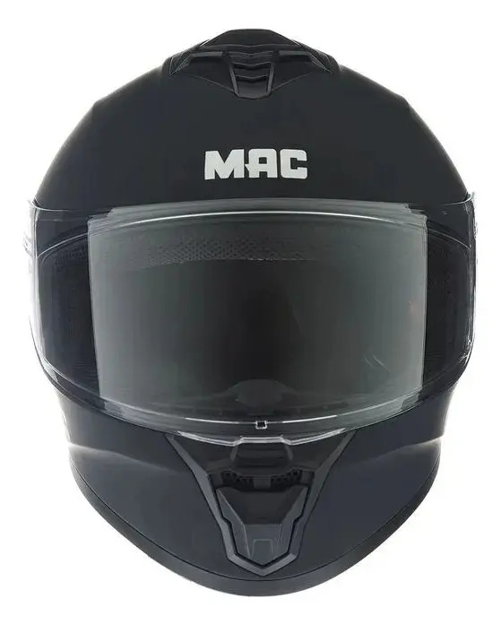 Casco Moto Integral Mac 801 Starter Solid Mate Rpm Negro Starter Mate M