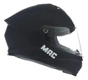 Casco Moto Integral Mac 801 Starter Solid Mate Rpm Negro Starter Mate Xs
