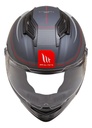 Casco Integral Moto Mt Stinger 2 Mint C5 Rojo Mate Alerón