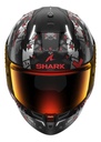 Casco Integral Moto Shark Skwal I3 Hellcat Luz Freno + Visor