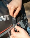 Bolso Trasero Moto Givi Ea115gr 100% Impermeable 40 Litros Negro/rojo