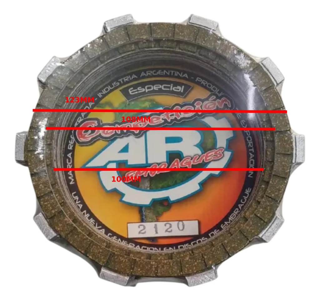Discos Embrague Ar Competicion Honda Cbr 600