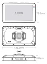 Pantalla Inteligente Moto Universal Chigee Aio-5 Play Rpm Negro