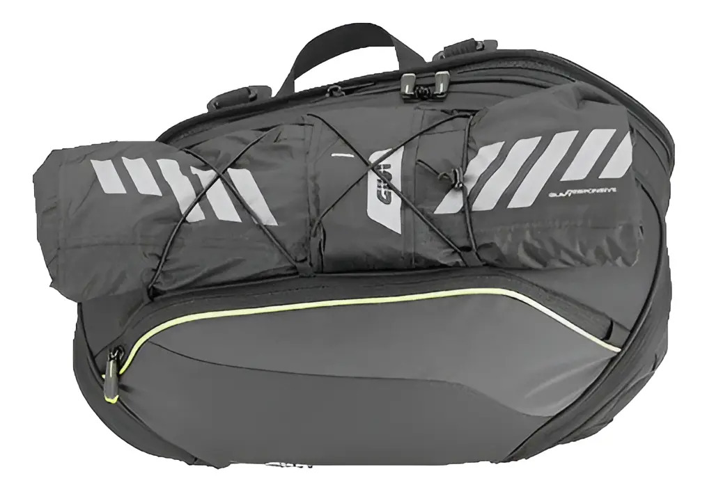 Alforjas Moto Laterales Givi Extensibles 30lts Ea127b Rpm Negro