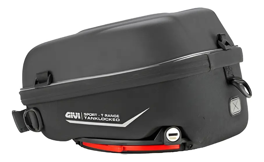 Bolso Tanque Givi St605+ Tanklock Con Cerradura 5 Lts Rpm Negro