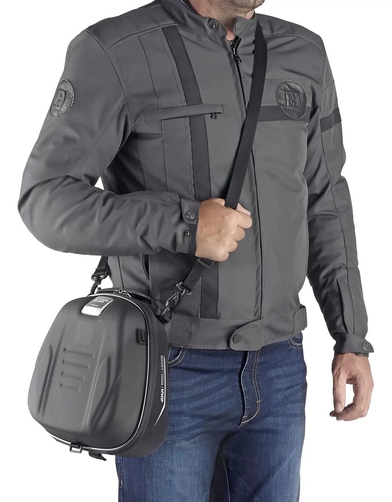 Bolso Tanque Givi St605+ Tanklock Con Cerradura 5 Lts Rpm Negro