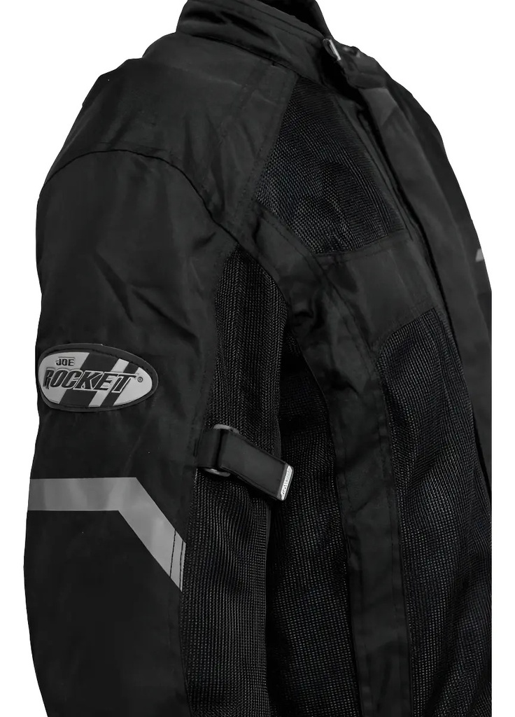 Campera Moto Joe Rocket Explore Protecciones Rpm Negro Liso L