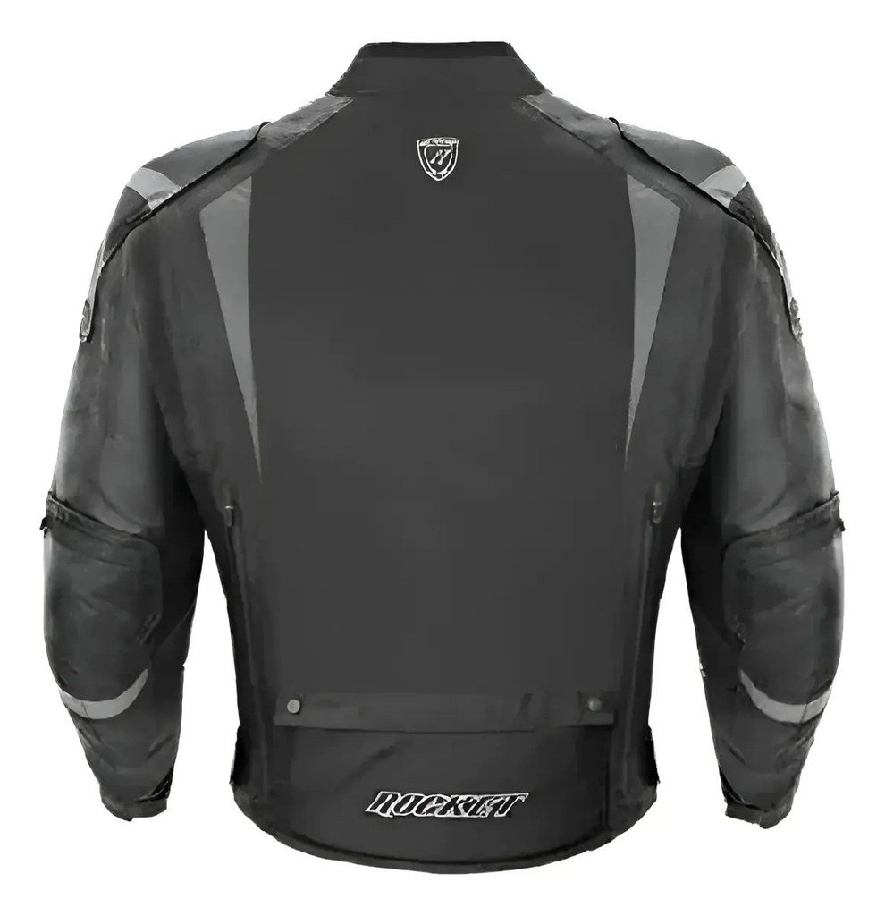 Campera Moto Hombre Joe Rocket Atomic 5.0 Desmontable Rpm Negro Cordura M