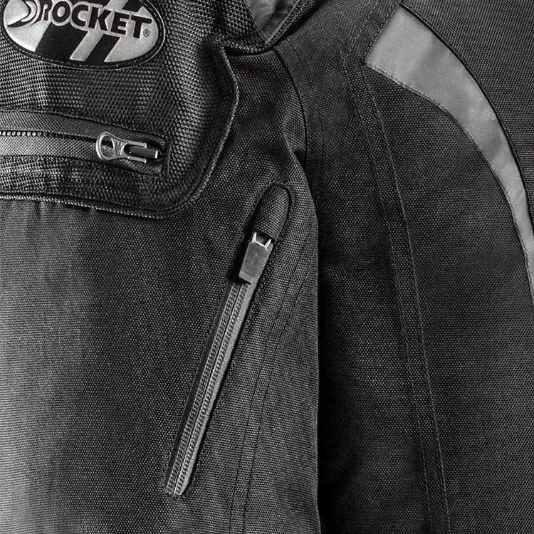 Campera Moto Hombre Joe Rocket Atomic 5.0 Desmontable Rpm Negro Cordura Xxxl