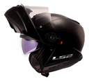 Casco Moto Rebatible Ls2 908 Strobe 2 Doble Visor Rpm Negro Solid Mate Xl