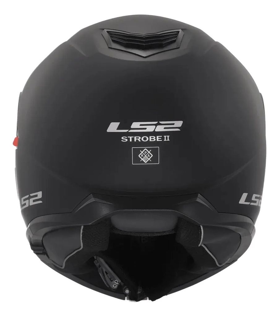 Casco Moto Rebatible Ls2 908 Strobe 2 Doble Visor Rpm Negro Solid Mate M