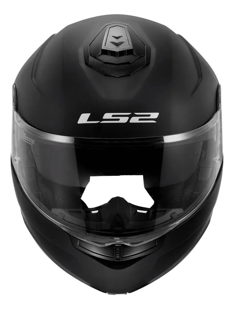 Casco Moto Rebatible Ls2 908 Strobe 2 Doble Visor Rpm Negro Solid Mate L