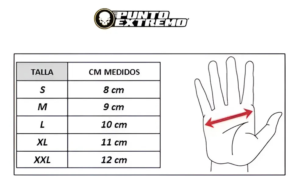Guantes Punto Extremo Racer Proteccion Cuero Tactil Rpm