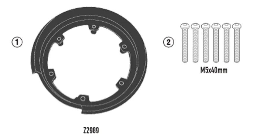 Adaptador Tanque Tanklock Givi Bf59 Ktm 1290 Super Adventure Negro