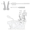 Kit Anclaje Parabrisas Moto Bmw Givi D5129kit Rpm Acero