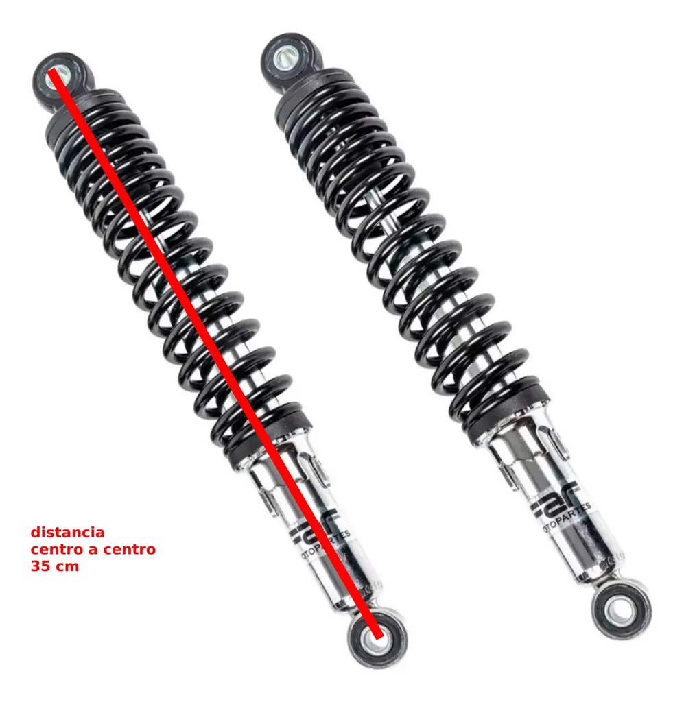 Juego De Amortiguadores Traseros Far Moto Corven Energy 110