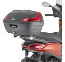 Soporte Trasero Moto Givi Sr5616 Piaggio Beverly 300-400 Hpe Negro