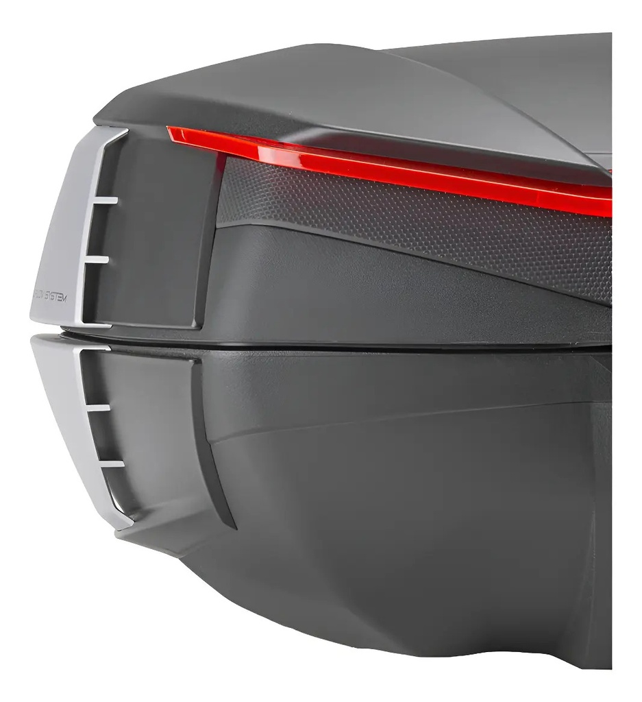 Baúl Trasero Moto Givi V49n Monokey Air 49lts 2 Cascos Rpm Negro
