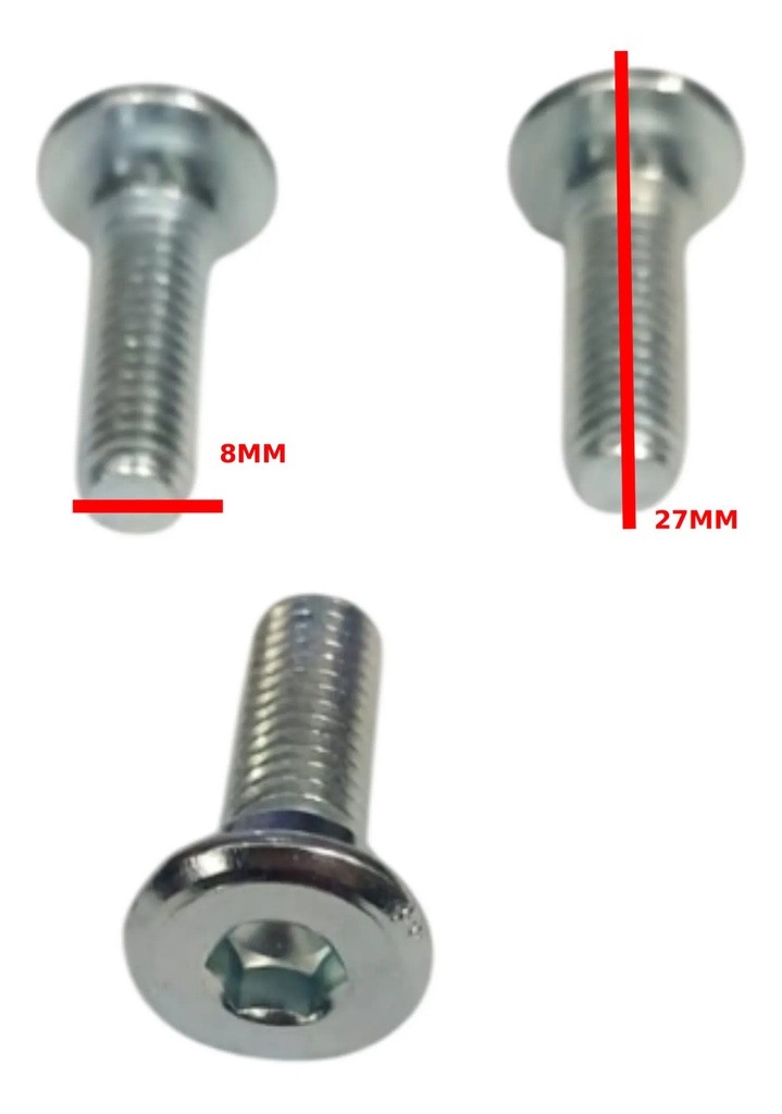 Kit Tornillos Disco Freno Trasero Yamaha Fz 25