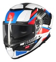 Casco Moto Integral Mt Thunder 4 Doble Visor Rpm Azul Luminence A7 Brillante Xl